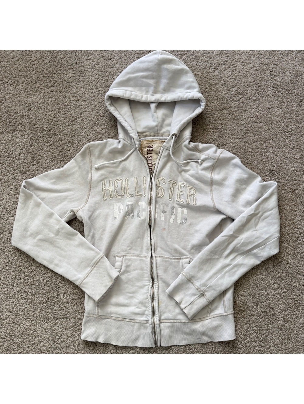 Vintage Hollister spellout full zip women’s size M